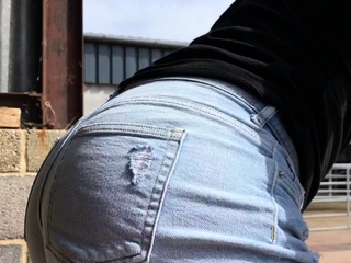 Cute blonde with big boobs solo